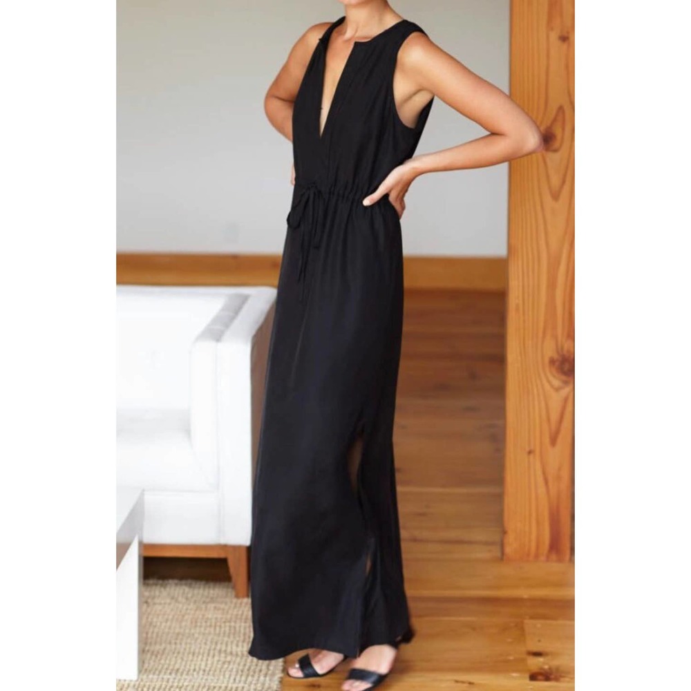 Emerson Fry Black Maxi Dress